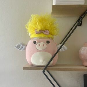 Squishmallows Pink and Yellow Stuffed Animal
